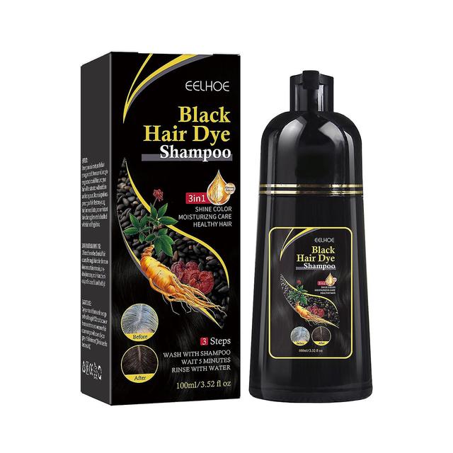 Dhfey 100ml He Shou Wu Extracto Champú para el Crecimiento del Cabello, Polygonum Multiflorum Champú Natural Herbal Nutrition on Productcaster.