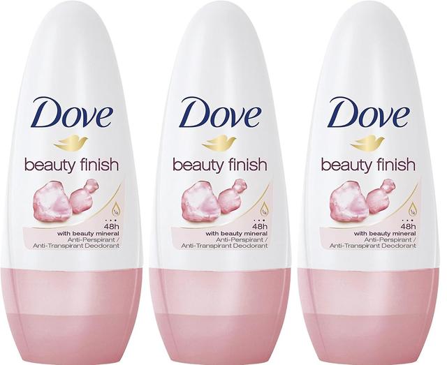 3 x Dove 48H protection Anti-perspirant Roll On 50 ml - Beauty Finish on Productcaster.