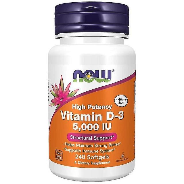 Vitamin D-3 5000iu Softgels 240 on Productcaster.