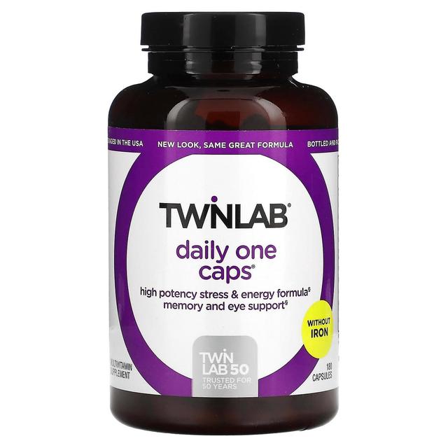 Twinlab, Daily One Caps, Without Iron, 180 Capsules on Productcaster.