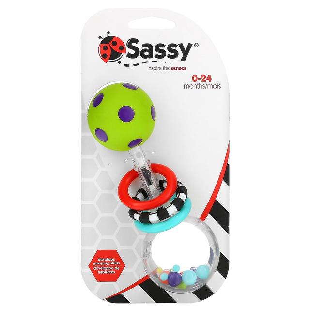 Sassy, Inspire The Senses, Spin Shine Rattle, 0-24 månader, 1 räkning on Productcaster.