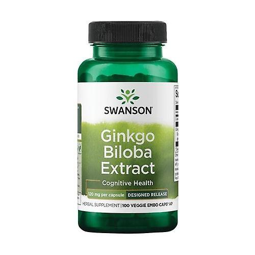 Swanson Ultra Ginkgo Biloba Extract 100 rastlinných kapsúl po 120mg on Productcaster.