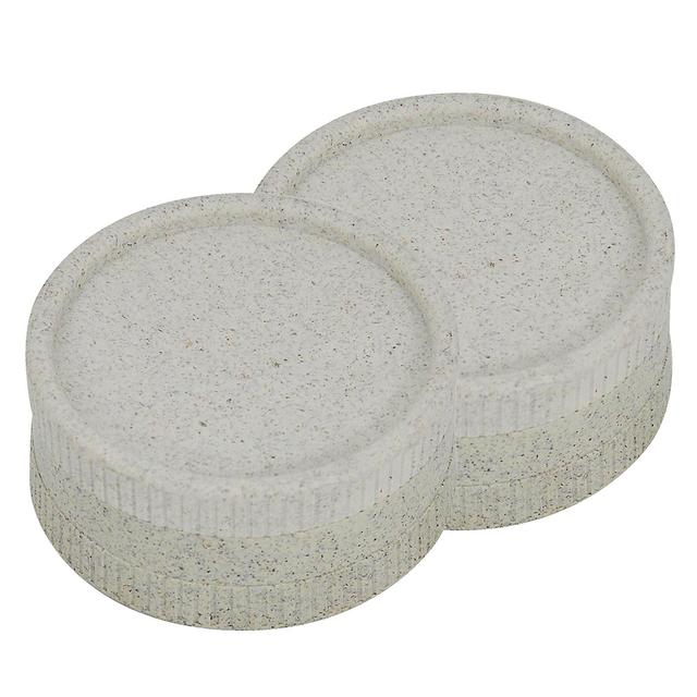 Reduziert!! 2pcs Gewürze Zubehör Kräutermühle Pflanzenfaser Pollen Handy Praktisch [Weiß] on Productcaster.