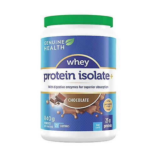 Genuine Health Whey Protein Isolat Schokolade, 840 Gramm on Productcaster.