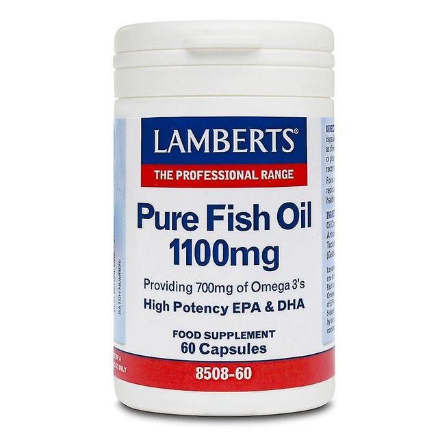 Lamberts Olio di pesce puro 1100mg Capsule 60 (8508-60) on Productcaster.