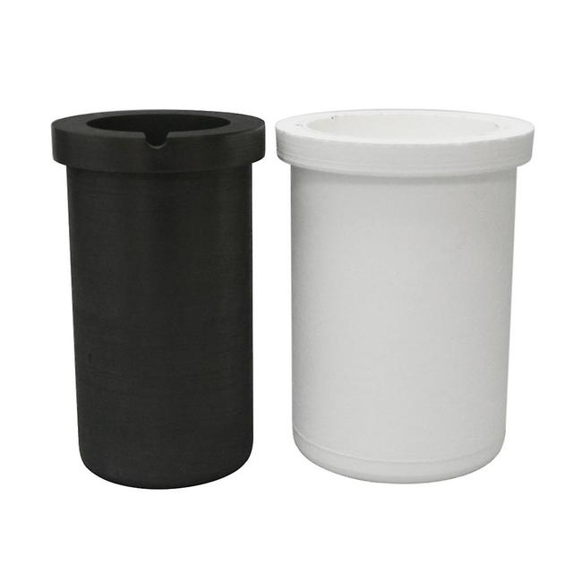 1kg/2kg/3kg Graphite Crucible Gold Silver Melting Crucible Cup 1kg White Black on Productcaster.