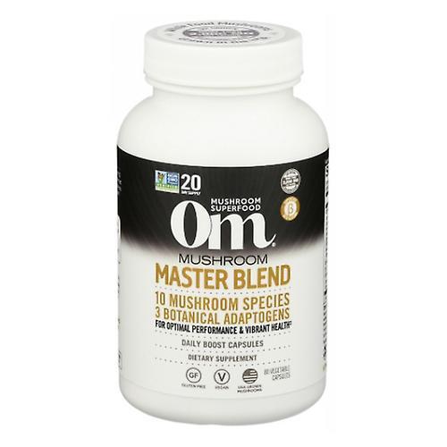 Om Mushrooms Om Huby Hubová majstrovská zmes, 675 mg, 80 zeleninových čiapok (balenie po 1) on Productcaster.