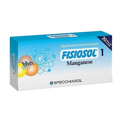 Specchiasol Fisiosol 1 Manganese 20 ampoules on Productcaster.