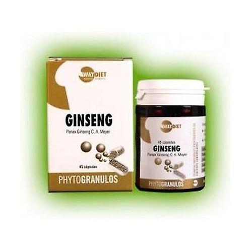 Waydiet Natural Products Ginseng Phytogranulos 45 capsules on Productcaster.