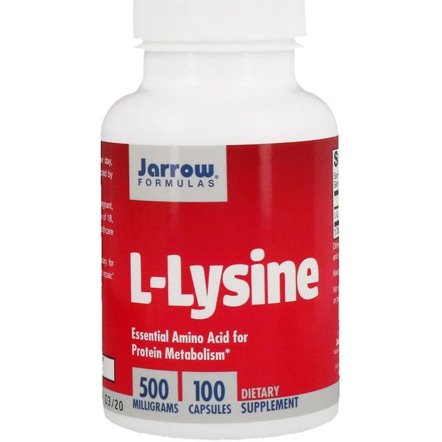 Jarrow Formulas, L-Lysin, 500 mg, 100 Kapseln on Productcaster.