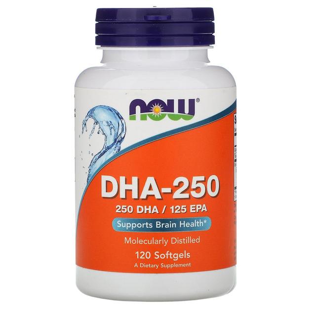 NOW Foods Agora Alimentos, DHA-250, 120 Cápsulas gelatinosas on Productcaster.