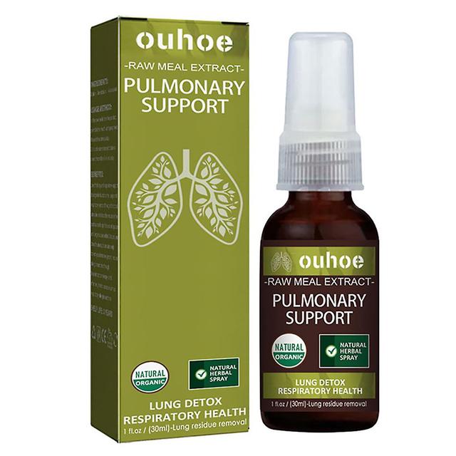 Lung Detox Cleanse Mist Puissant Soutien Pulmonaire Extraits naturels de plantes Soin Essence Spray 1pcs on Productcaster.