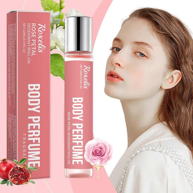 Unbrand Rose Body Perfume Roll-on Parfüm Langanhaltende Vitalität Erfrischendes Roll-on Parfüm 10ml Kosmetik-Sets FLY2821 Rot One Size on Productcaster.