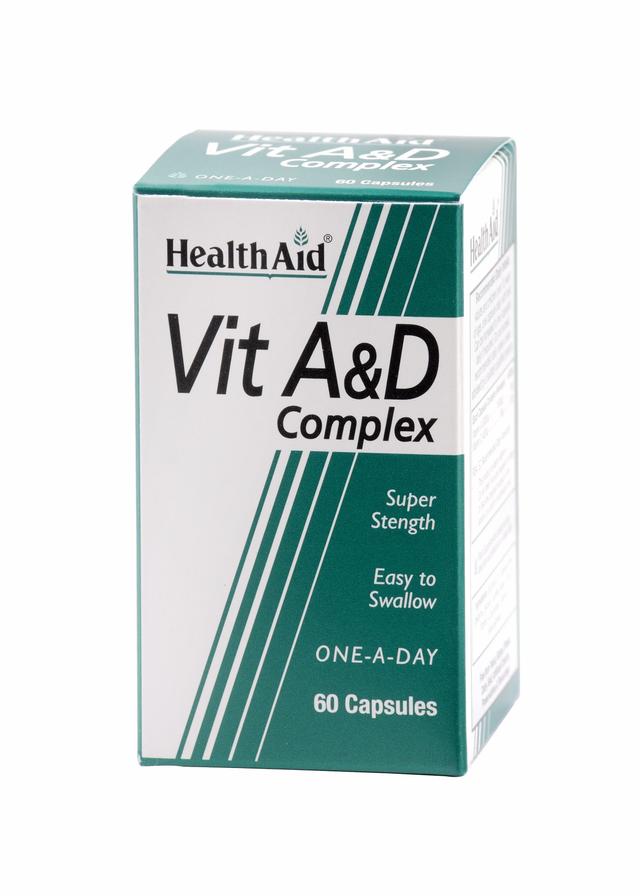 Health Aid Vit A & D Complex, 60 Capsules on Productcaster.