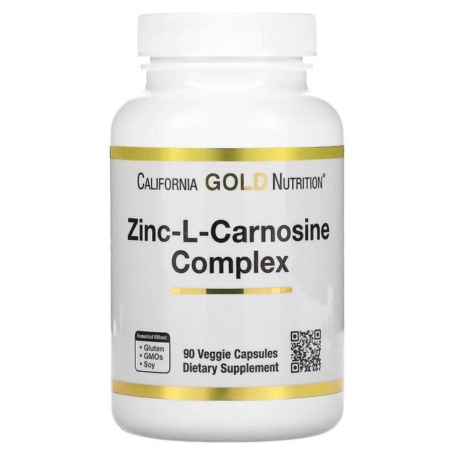 California Gold Nutrition, Zinc-L-Carnosine Complex, 90 Veggie Caps on Productcaster.