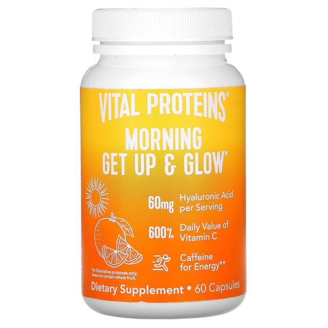 Vital Proteins Vitale eiwitten, Morning Get Up &Glow, 60 Capsules on Productcaster.