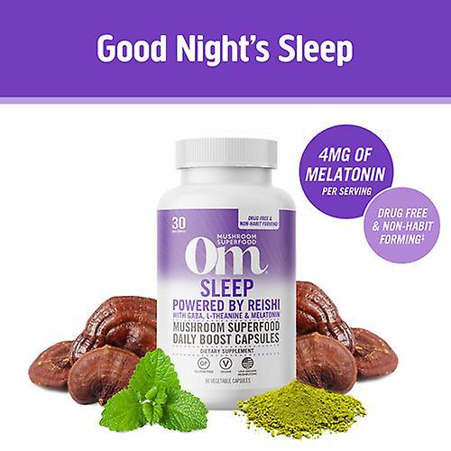 Om Mushrooms Sleep Mushroom Capsules, 90 Caps (Pack of 1) on Productcaster.