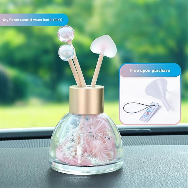 Cute Flower Aromatherapy Car Air Outlet Decoration Perfume Clip Dispenser Bottle Air Freshener Decor Auto Interior Accessories on Productcaster.