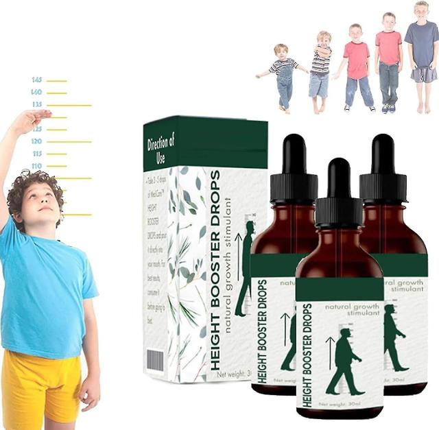 Height Booster Drops, 2023 Hoogtegroeiolie voor botgroei bij adolescenten, bereik uw maximale lengte, 3Pc's on Productcaster.