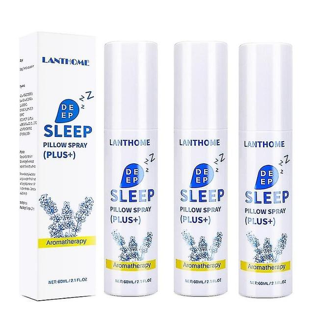 3pcs Sleep + Anxiety Pillow Spray Essential Oil Sleep Spray Lavender on Productcaster.