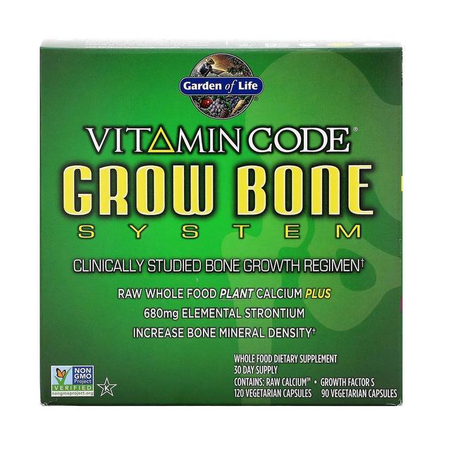 Garden of Life, Vitamin Code, Grow Bone System, 2 Part Program on Productcaster.