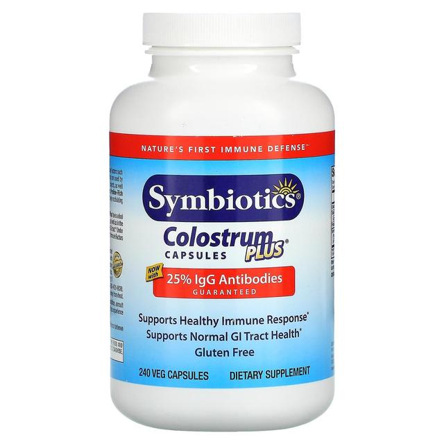 Symbiotics Symbiotika, Colostrum Plus, 240 veg kapsler on Productcaster.