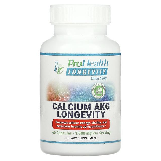 ProHealth Longevity ProHealth Longevità, Calcio AKG Longevità, 1.000 mg , 60 Capsule on Productcaster.