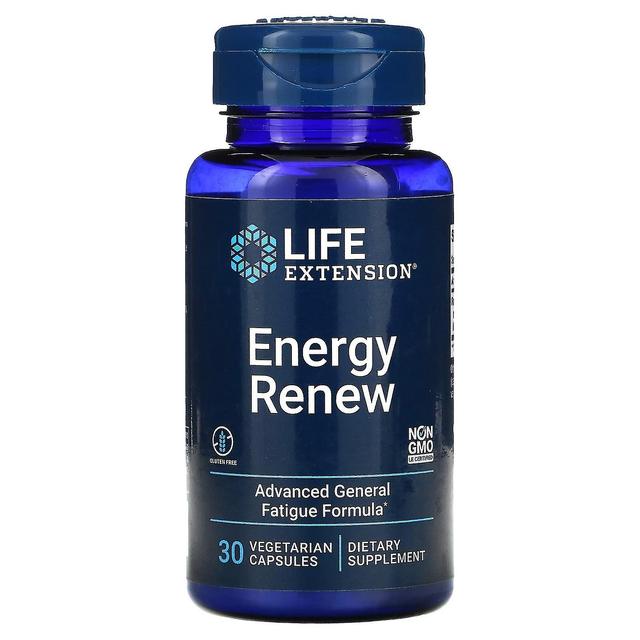 Life Extension, Energy Renew, 30 kasviskapselia on Productcaster.