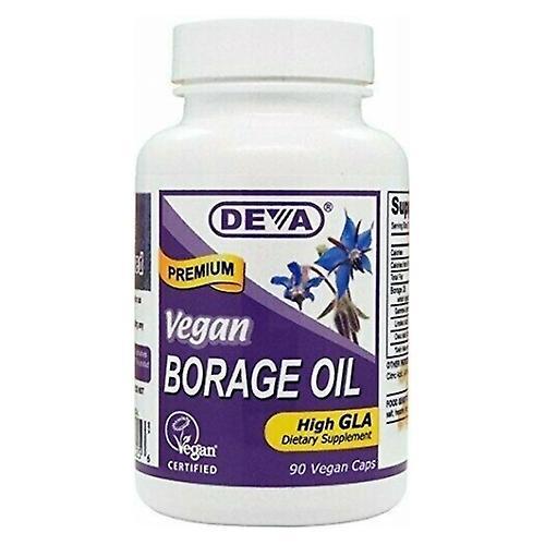 Deva Vegan Vitamins Vegan Borage Oil, 90 cápsulas vegetales (Pack de 2) on Productcaster.