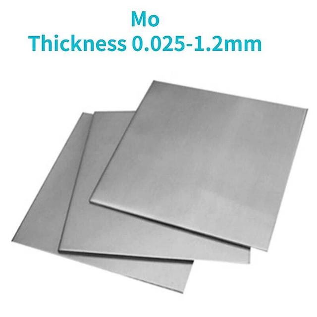 Huamade 1pc High Pure Mo 99.99% Molybdenum Sheet Metal Plate Thickness 0.025mm-1.2mm Mo Foil 100x100mm Can Be Customized Cutting To Zero 0.07x100x1... on Productcaster.