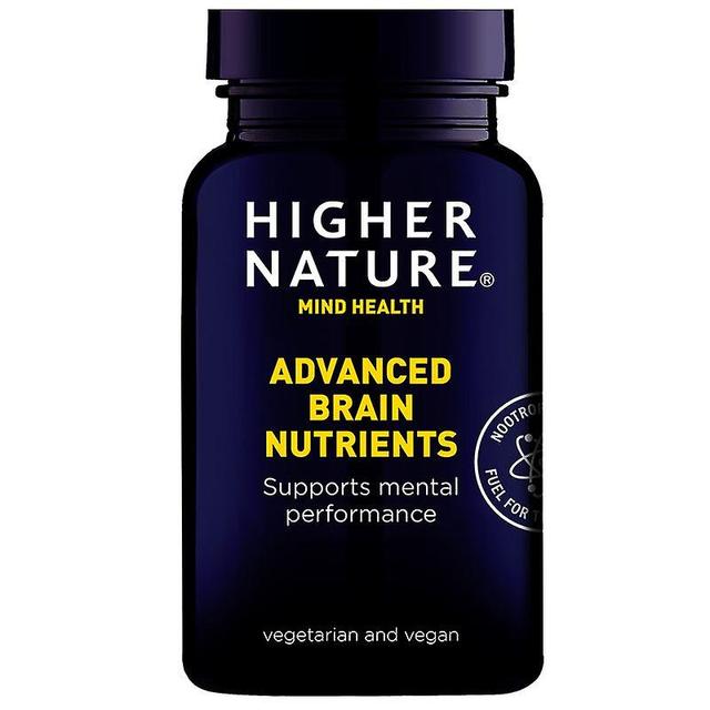 Higher Nature Advanced Brain Nutrients Vegetable Capsules 180 (QAB180) on Productcaster.