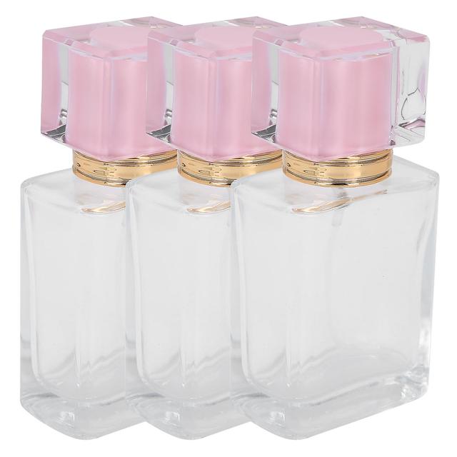 Perfume Atomizer 50mlREFILLABLEAtomizerFrasco de perfume de vidro 3PCS Líquidos cor-de-rosa da transmissão on Productcaster.