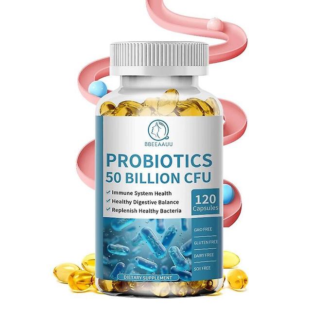 Venalisa Gratis forsendelse BBEEAAUU Prebiotic Probiotic Intestinal Health Capsule Fremme fordøjelsen Lindre forstoppelse Rens tarmene 120pcs on Productcaster.