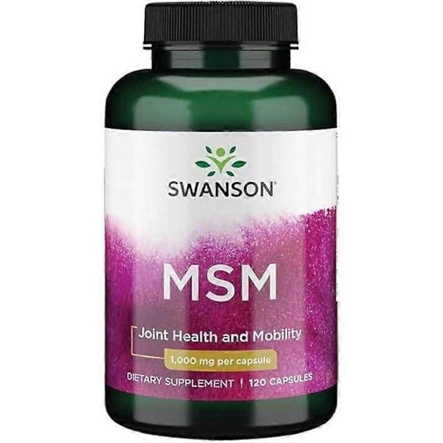 Swanson MSM 1000mg Capsules 120 on Productcaster.