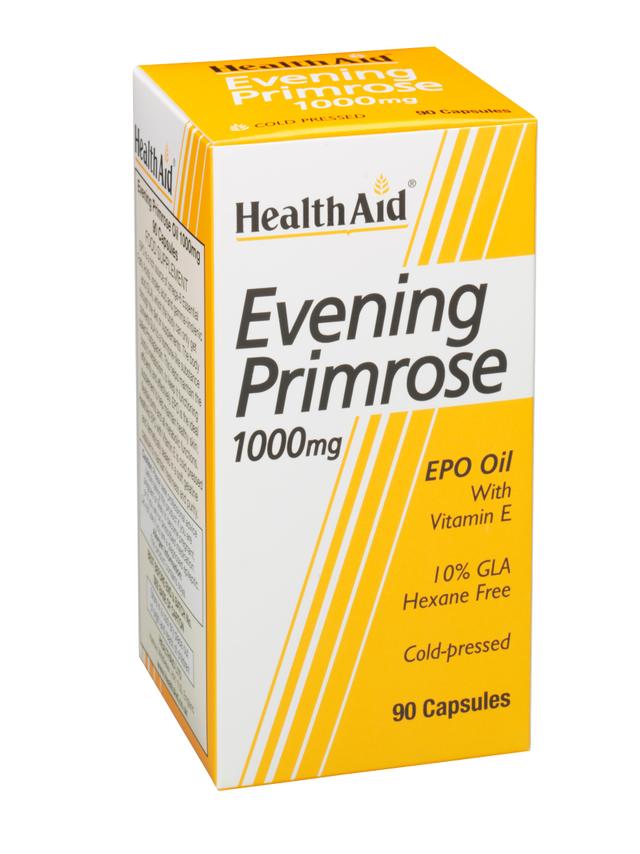 Health Aid Evening Primrose Oil 1000mg + Vitamin E, 90 caps on Productcaster.