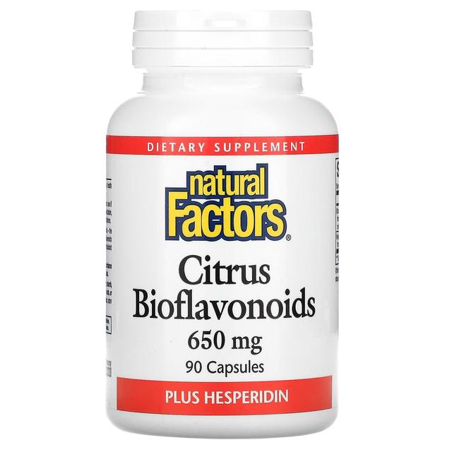 Natural Factors, Citrus Bioflavonoids Plus Hesperidin, 650 mg, 90 Capsules on Productcaster.