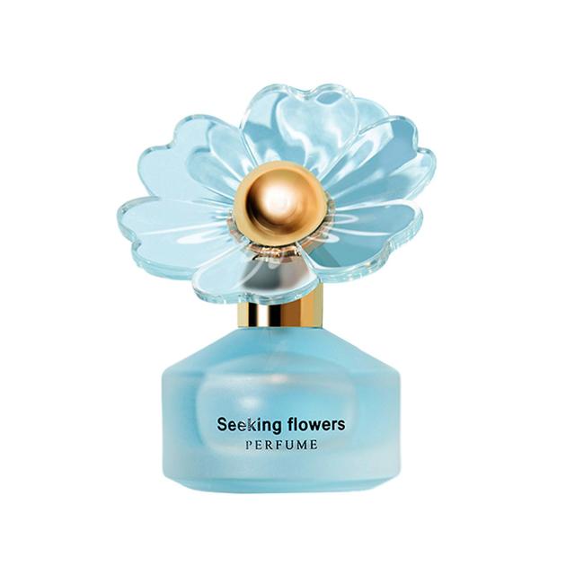 50ml Bloem Fruitige Geur Spray Verfrissende Eau De Toilette Spray voor Dating Shopping Ochtend blauw on Productcaster.