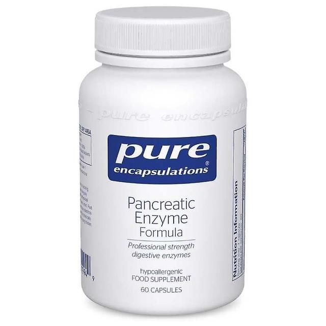 Pure Encapsulations Encapsulamentos puros Cápsulas de Enzima Pancreática 60 on Productcaster.