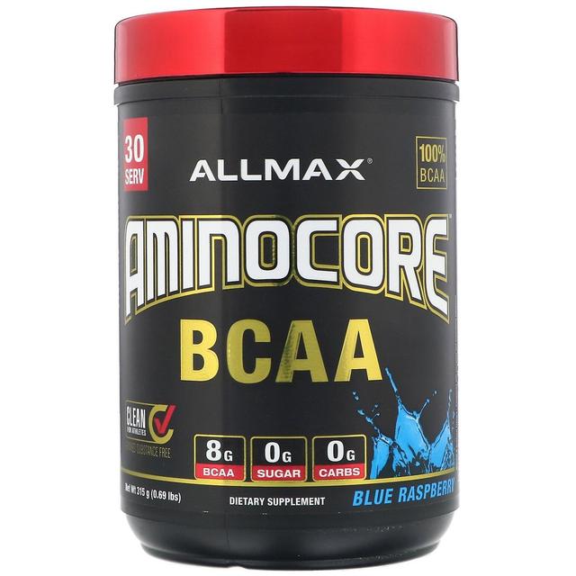 ALLMAX Nutrition, AMINOCORE BCAA, Blue Raspberry, 0.69 lbs (315 g) on Productcaster.