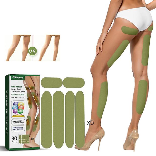 30-90pcs Herbal Leg Lifting Sticker Leg Slimming Patches, Wormwood Leg Firming Patches Cellulite Reduction 1 Box on Productcaster.