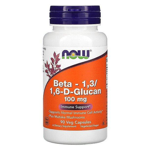 Now Foods, Beta-1,3/1,6-D-Glucan, 100 mg, 90 Veg Capsules on Productcaster.