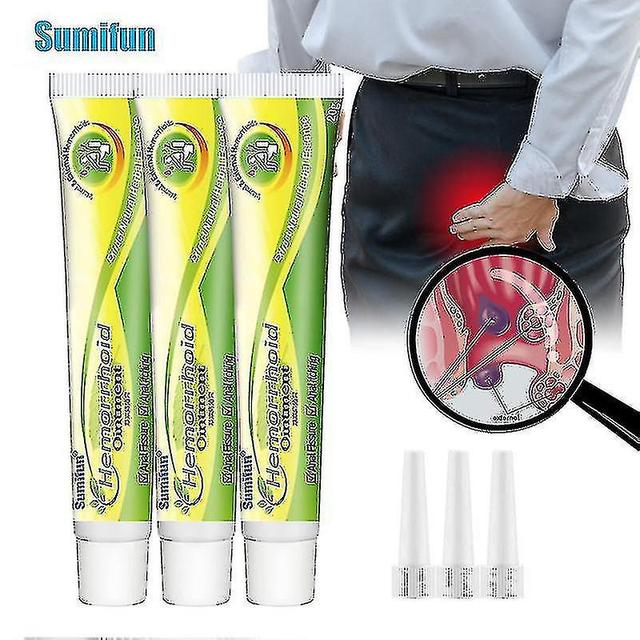 1/3pcs New Hemorrhoids Cream Treat Anal Fissure Bleeding Body Care Ointment Inte 1Pcs without box on Productcaster.