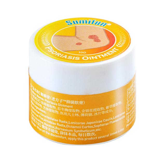 10g Antipruritic Herbal Psoriasis Cream Dermatitis Skin Care Natural Component on Productcaster.