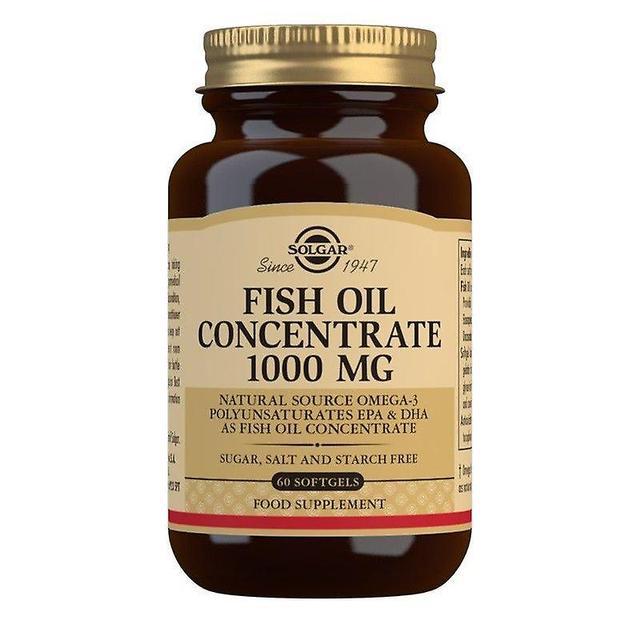 Solgar Concentrato di Olio di Pesce 1000mg Softgels 60 (12536367) on Productcaster.