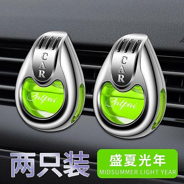 Bil Air Freshener Fragrance Car Interior Air Vent Creative Diffuser Varig vedhæng aromaterapi For Auto Smell Parfume Duft 2pc 03 luftfrisker on Productcaster.