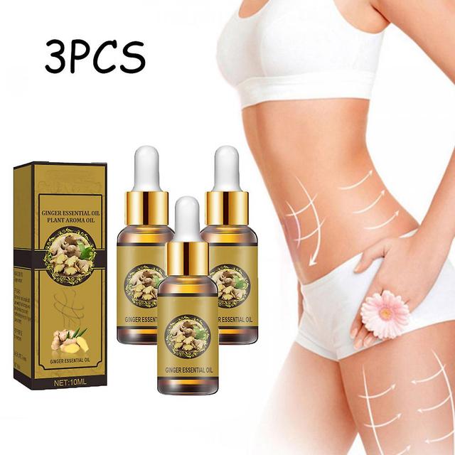 Onxe 3pcs Ginger Slimming Essential Oil Slimming Fat Mass Massage Oil Slimming Massage Oil Burning Fat Beauty Health Care Body Care on Productcaster.