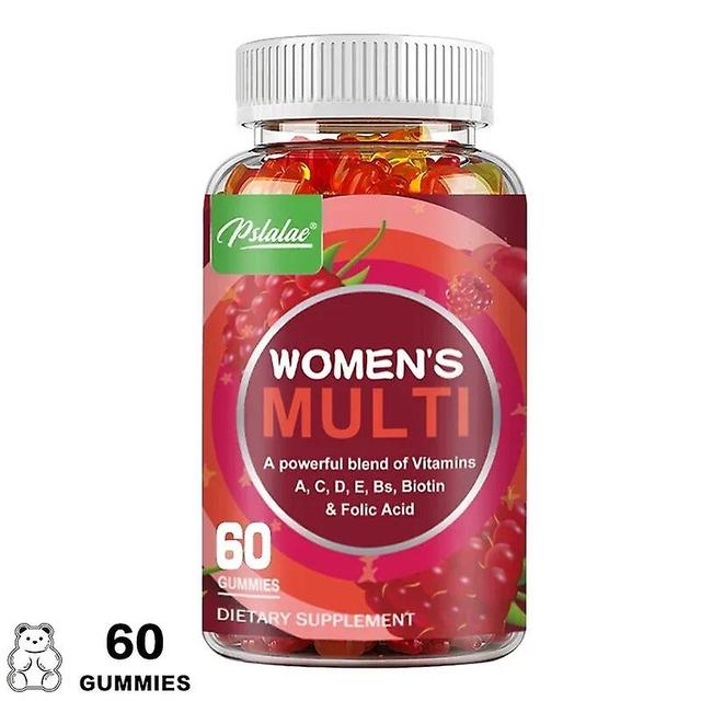 Eccpp Dámske multivitamínové gummies - obsahuje vitamíny A, C, D, E, B, biotín a kyselinu listovú 60 Gummies on Productcaster.