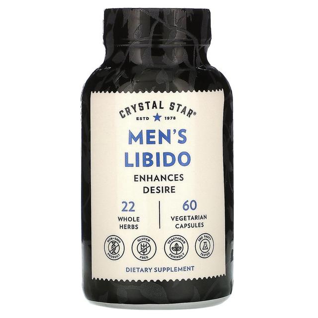 Crystal Star, Men's Libido, 60 Vegetarian Capsules on Productcaster.