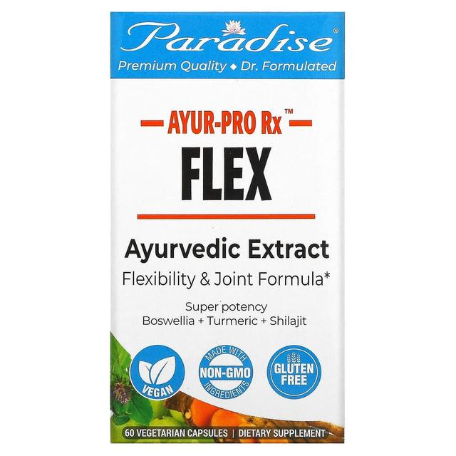 Paradise Herbs, AYUR-Pro Rx, Flex, 60 kasviskapselia on Productcaster.