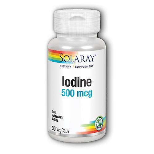 Solaray Iodine,500 mcg,30 Caps (Pack of 4) on Productcaster.